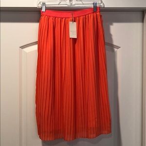 New coral midi skirt from Target